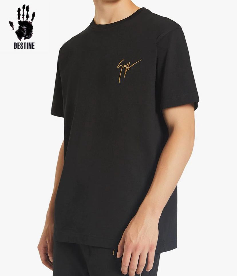 Giuseppe Zanotti “Living room” rövidujjú (fekete-arany)