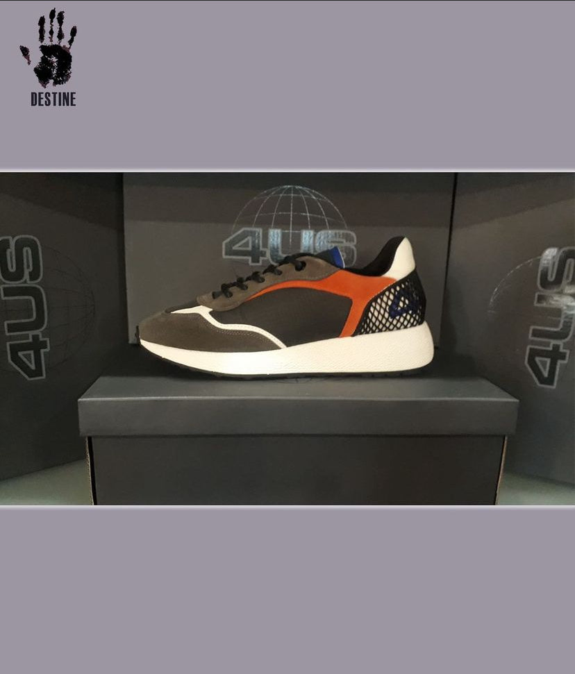 4US by Cesare Paciotti sneaker (narancs-kék)