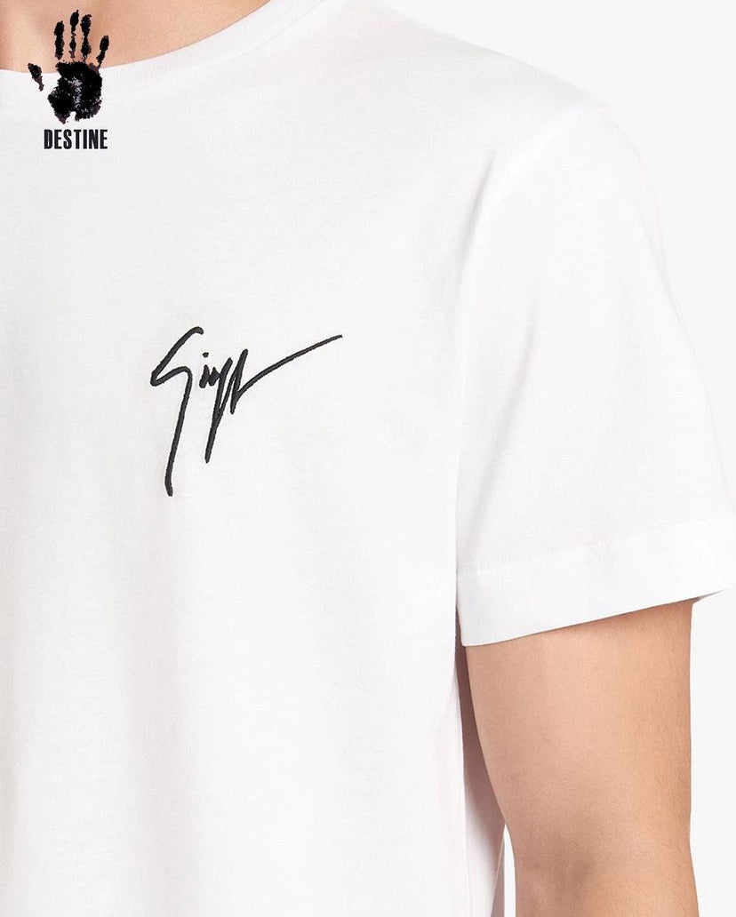 Giuseppe Zanotti “Living room” rövidujjú (fehér-fekete)