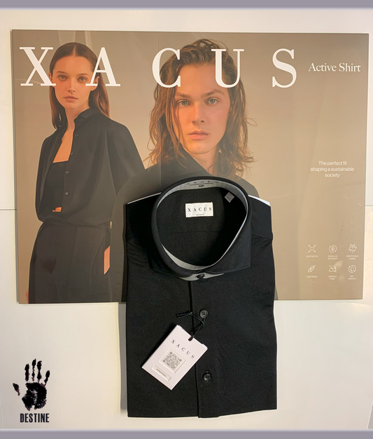 XACUS Tailor-fit francia galléros JERSEY ing (vasalásmentes)