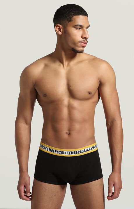 2-PACK Bikkembergs "Tape" boxeralsó (fekete)