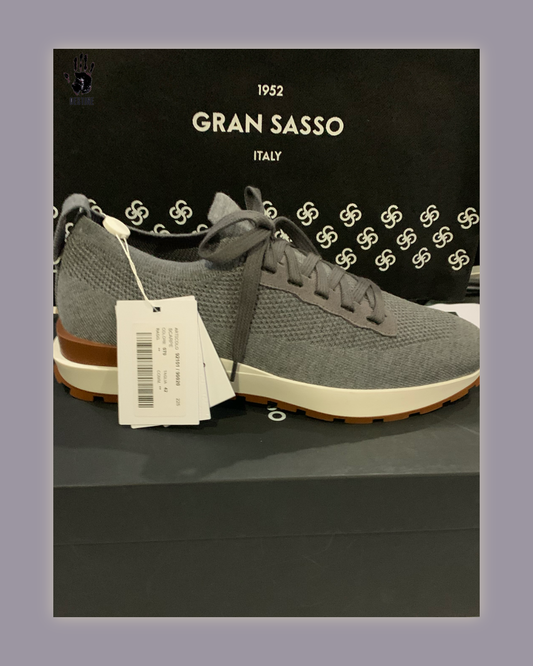 Gran Sasso kötött kasmír sneaker (sötétszürke)