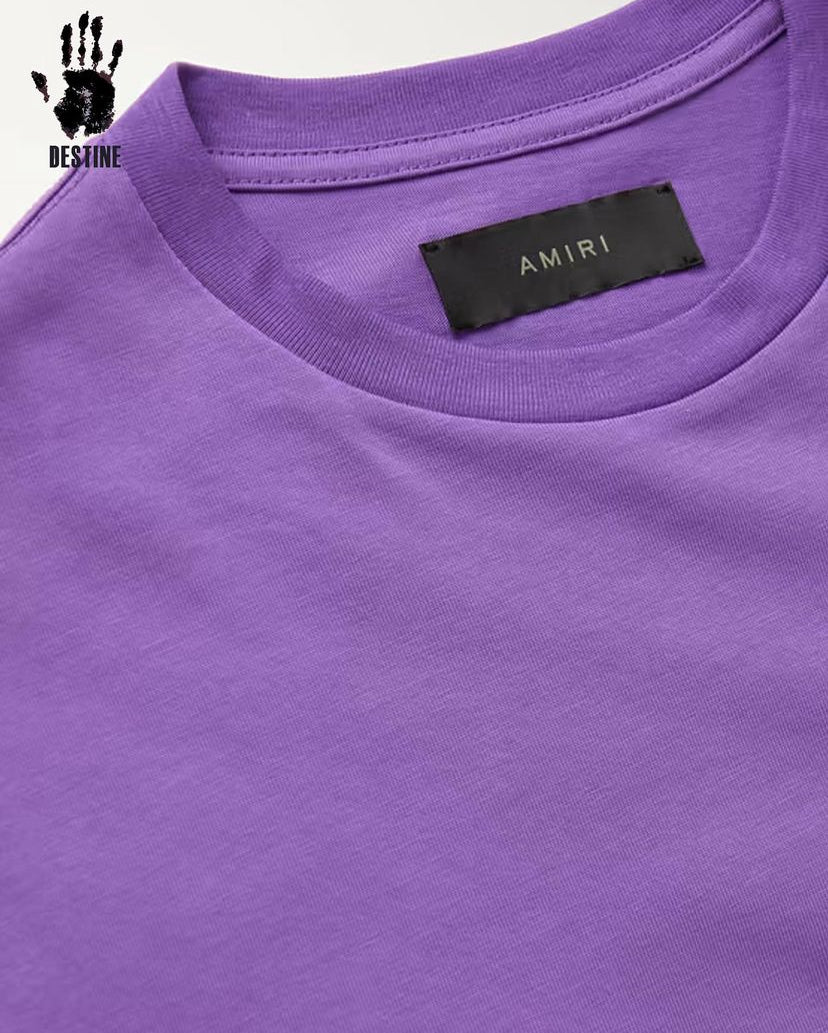 AMIRI “MA logo tee” (lila)