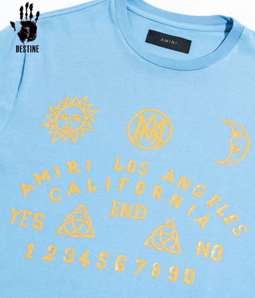 AMIRI ,,ouija board” tee (kék)