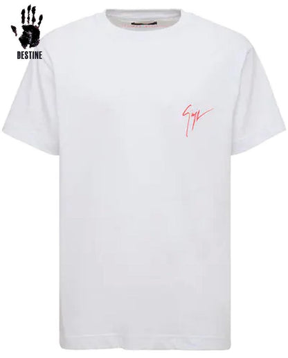 Giuseppe Zanotti “Spray signature” rövidujjú (fehér-pink)