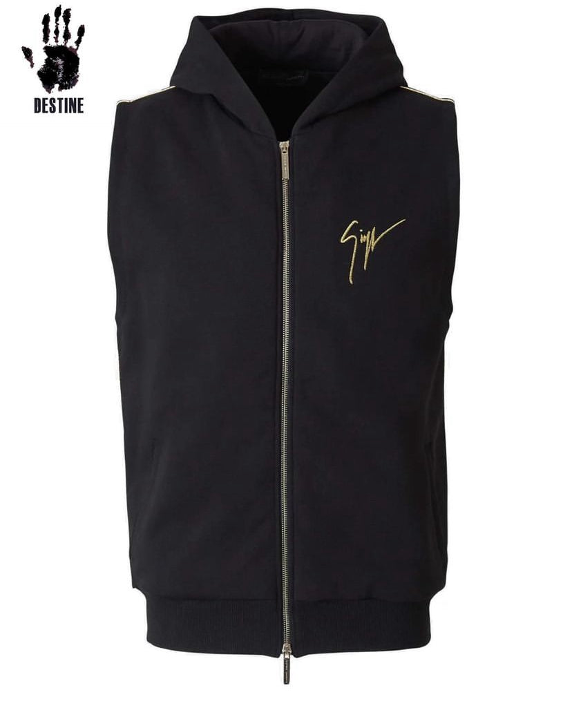 Giuseppe Zanotti “Living room” mellény (fekete-arany)