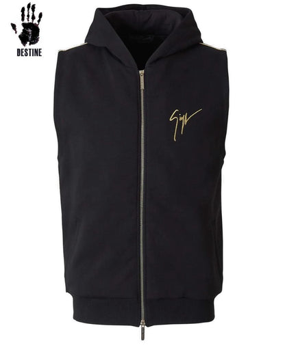 Giuseppe Zanotti “Living room” mellény (fekete-arany)