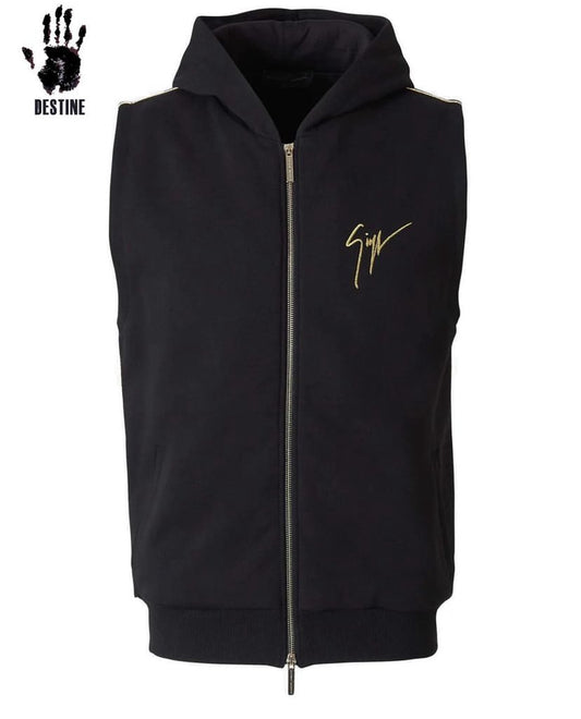 Giuseppe Zanotti “Living room” mellény (fekete-arany)