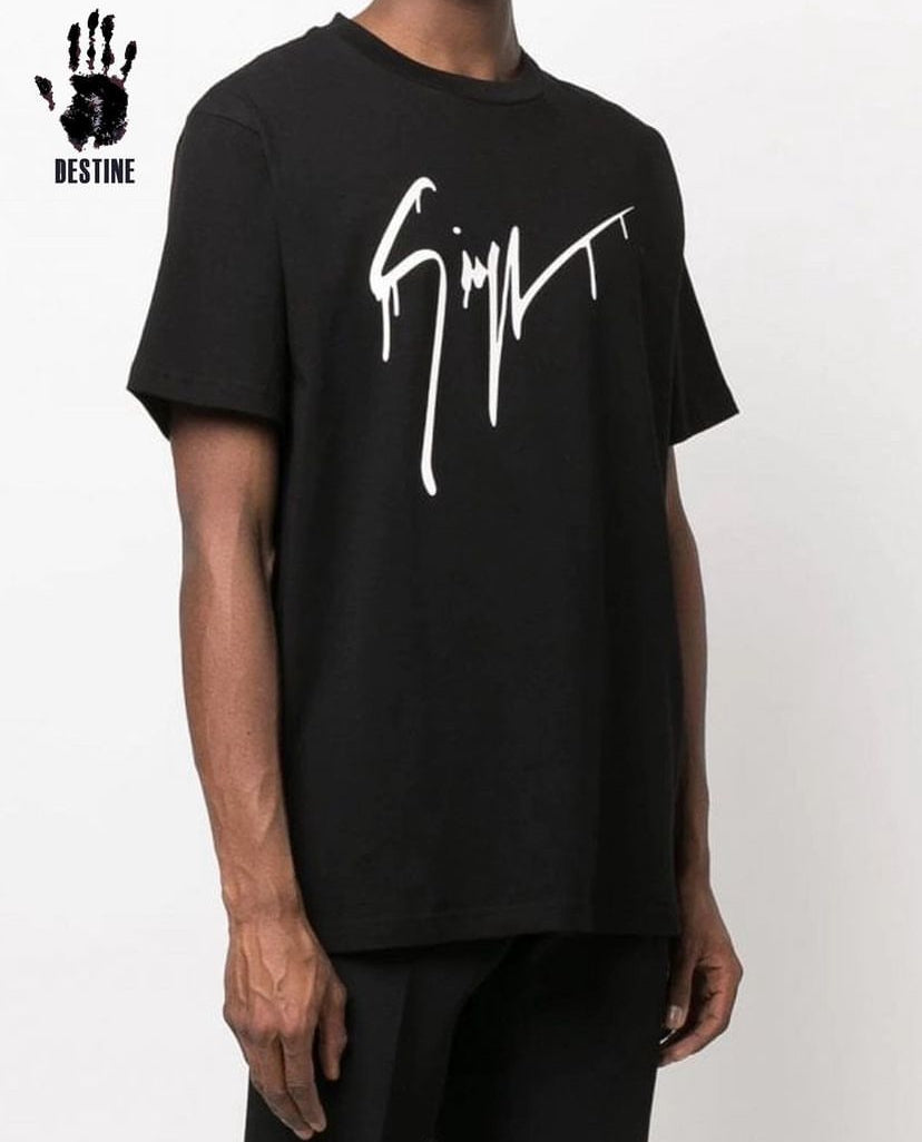 Giuseppe Zanotti "Graffiti" rövidujjú (fekete)