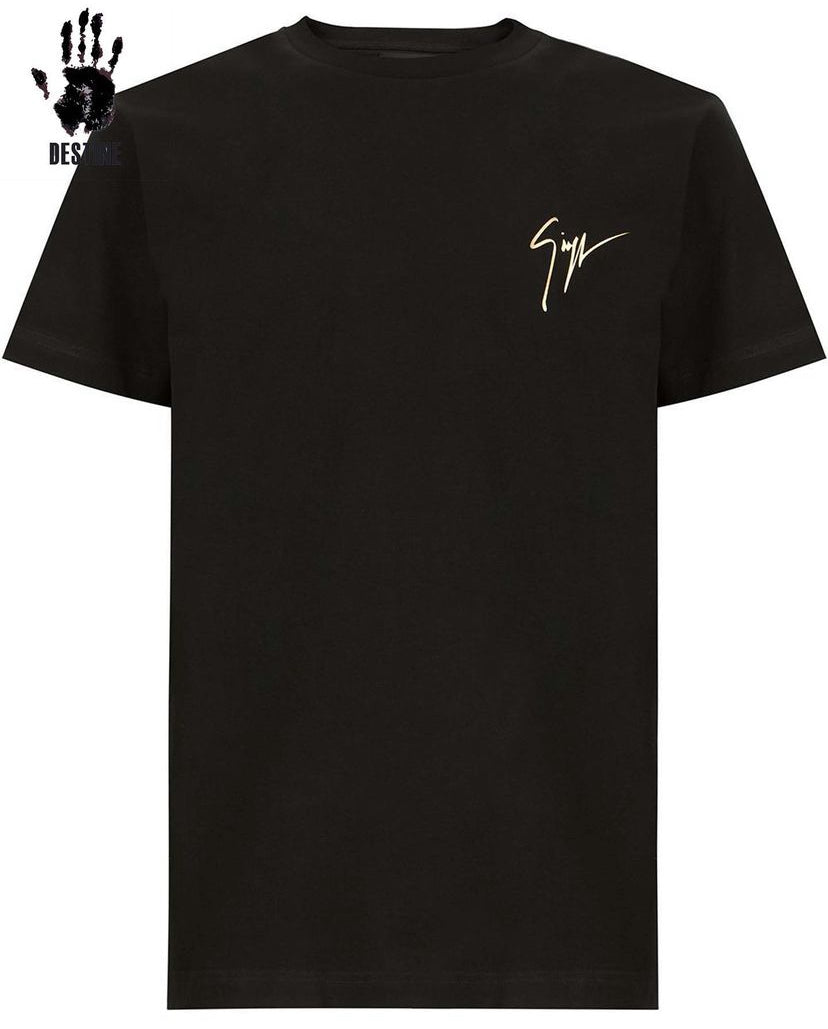 Giuseppe Zanotti “Spray signature” rövidujjú (fekete-fehér)