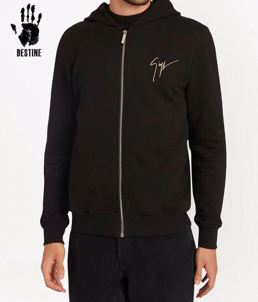 Giuseppe Zanotti “Living room” kapucnis kardigán