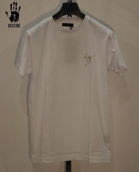 Giuseppe Zanotti “Spray signature” rövidujjú (fehér-arany)