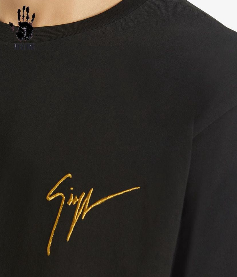 Giuseppe Zanotti “Living room” rövidujjú (fekete-arany)