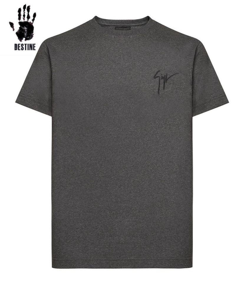 Giuseppe Zanotti “Living room” rövidujjú (szürke-fekete)