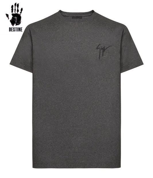 Giuseppe Zanotti “Living room” rövidujjú (szürke-fekete)