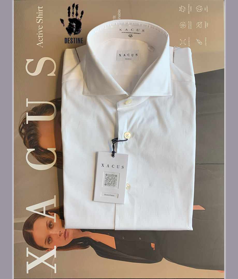 XACUS Tailor-fit francia galléros STRETCH ing (vasalásmentes)