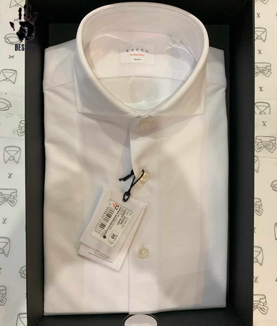 XACUS Tailor-fit francia galléros JERSEY ing (vasalásmentes)