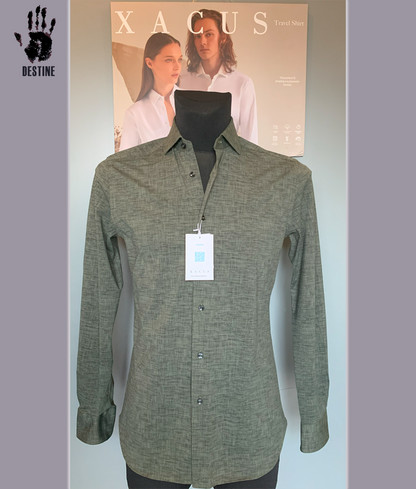 XACUS Slim-fit francia galléros ACTIVE ing (vasalásmentes)